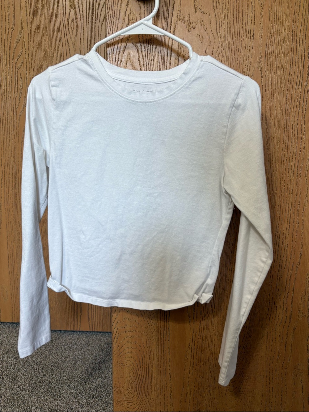 Classic White Long Sleeve Tee - Comfortable Everyday Top